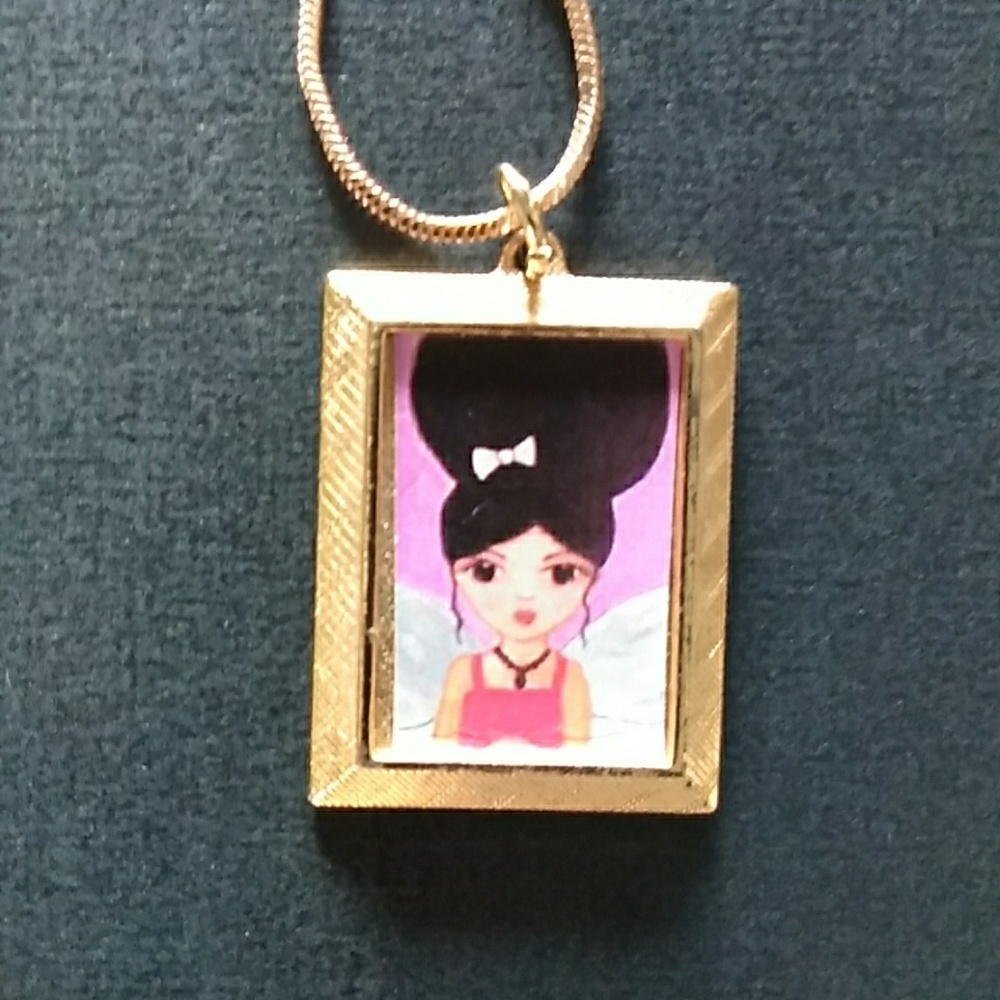 Fashion Jewelry necklace whimsical girl image